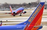 CHICAGO - APRIL 3:  A Southwest Airlines jet t...