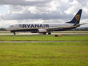 Boeing 737-800 at Manchester International Air...