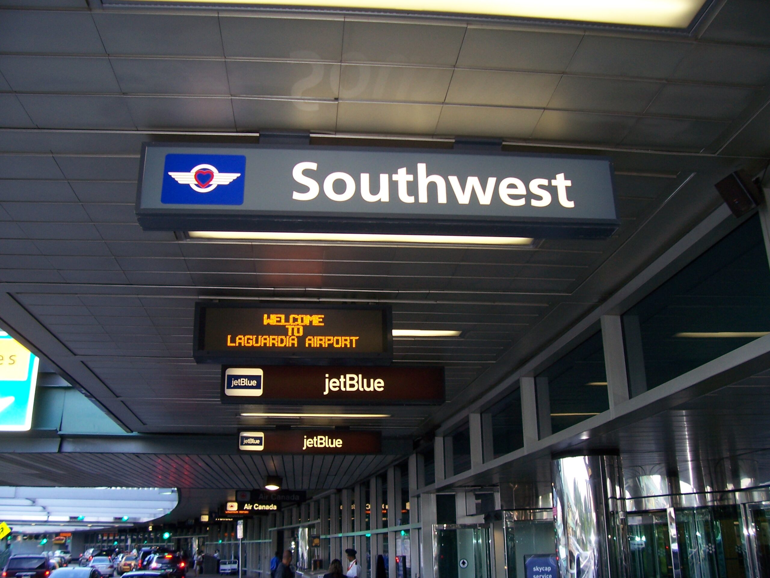 Curbside at LaGuardia Airport