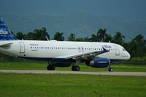 JetBlue Airways Deparing runway 11.