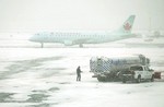 NEW YORK - FEBRUARY 26:  An Air Canada plane i...