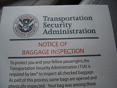 Transportation Security Administration notice