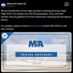 Miami MIA condolences for aa5342